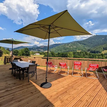 La Cle Des Champs 3 Etoiles Vue Panoramique Terrasse Vosges Bussang