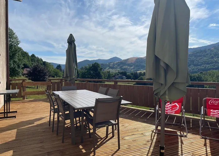 La Cle Des Champs 3 Etoiles Vue Panoramique Terrasse Vosges Bussang